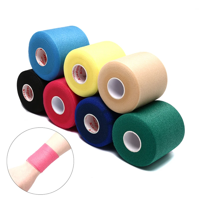 

Sports Pre-Wrap PU Foam Backing Bandage Underwrap Elastic Adhesive Muscle Bandage Athletic Training Tape