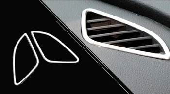

For Audi Q3 2012 2013 2014 2015 Upper Air Condition Vent Outlet Cover Trim 2pcs