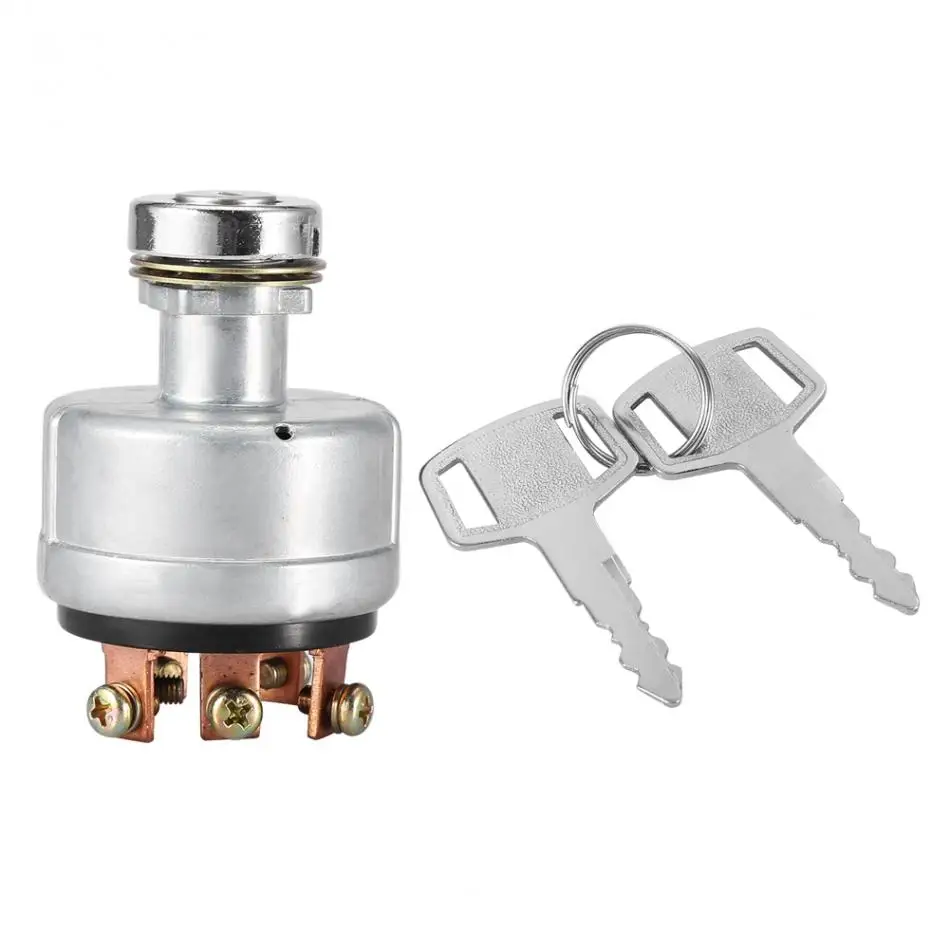 Alupre Compatible With Kobelco SK200-3 SK200-5 SK120-5 Ignition Starter Switch with 6 Terminal Wire Digger 2 Keys Alupre Compatible With Kobelco SK200-3 SK200-5 SK120-5 Ignition Starter Switch with 6 Terminal Wire Digger 2 Keys