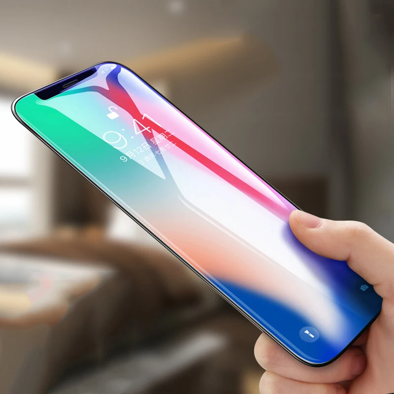 5D закаленное стекло с полным покрытием экрана для Apple iPhone X 8 7 6 S Plus 10 3D защитная