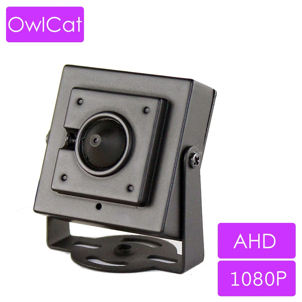 OwlCat супер мини AHD CCTV камера HD 1080 P AHD-H товары теле и видеонаблюдения безопасности s металлический корпус мм 3,7 мм объектив 2MP мегапикселя Cam