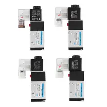 1 шт. Пневматический электромагнитный клапан valvula 3-сторонний выход 2-позиция электромагнитный клапан G1/4 0,15-0,8 МПа Электрический воздушный клапан Соленоидный клапан