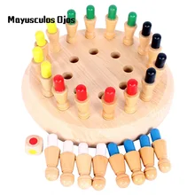 1 комплект цветные шахматы на запоминание шашки флип шахматы деревянные детские взрослые шесть цветов развивающие игрушки