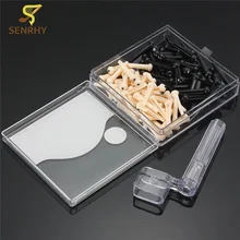 100 шт гитарные струны для маникюра, набор для ремонта штифтов+ коробка для акустической электрогитары, аксессуары, случайный цвет