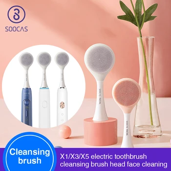 

SOOCAS Facial Cleansing Brush Head for Xiaomi Youpin X1 X3 X5 sonic electric toothbrush SOOCAS SOOCARE Electric Massage Brush X3
