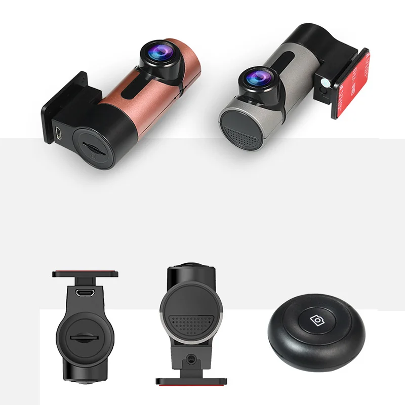  PARASOLANT HD Hidden Mini Camera Single Lens 360 Degrees Panoramic Driving Recorder Car Camera Supp