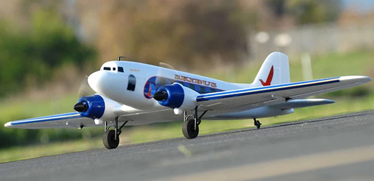 C47SKYBUS skytrain dynam 1,47 метров PNP EPO RC самолет