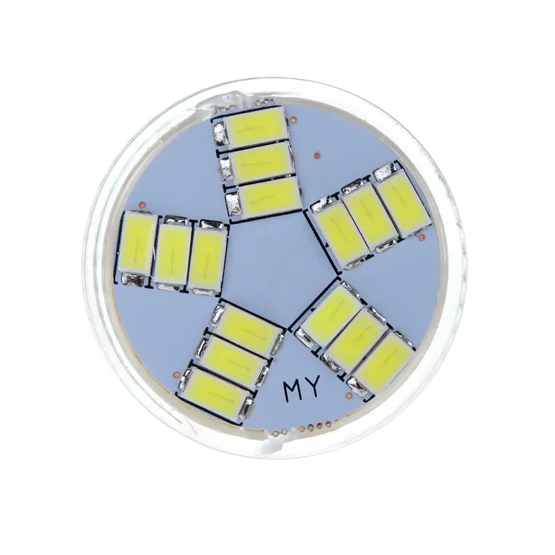 5x5 Вт MR11 GU4 600LM светодиодные лампы 15 5630SMD Белый Свет кукурузы прожектор теплый белый свет DC12V