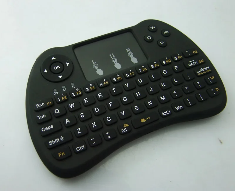 Беспроводная мини клавиатура H9 VS Rii i8 с подсветкой 2 4 ГГц Air Mouse тачпад для Android TV BOX