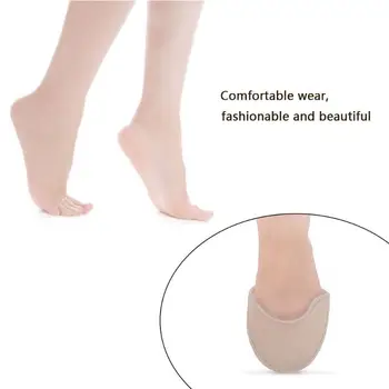 

1 Pair Ballet Dance Tiptoe Toe Caps Cover Pads Protector Knitted SEBS Tiptoe Protector Foot Toe Socks Pad Breathable Insoles