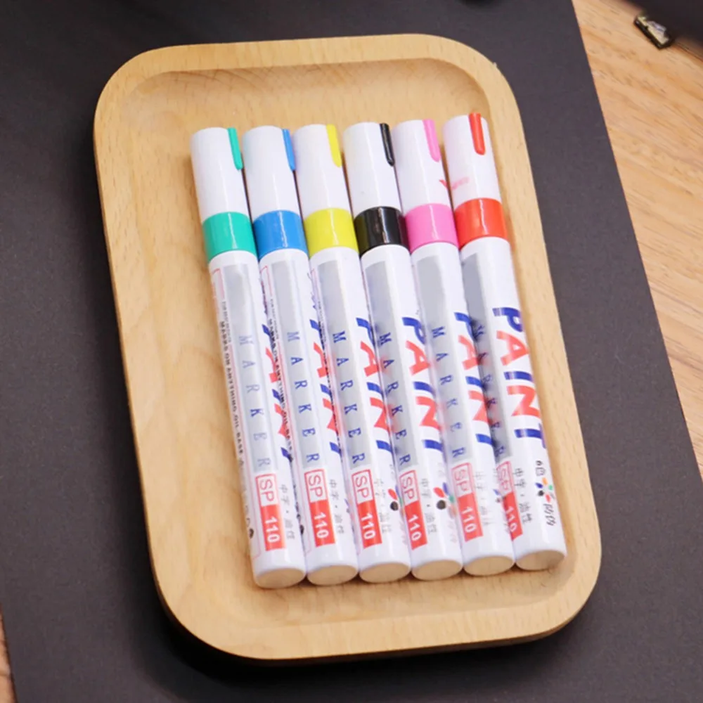 

Digitalworld 1PC Colorful Permanent Paint Pen Tire Metal Outdoor Marking Ink #267863