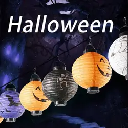 Тыквы Бумага фонари свет Хеллоуина Портативный лампы Открытый свет висит Бумага для отдыха и вечеринок Декор 2018 Бесплатная доставка