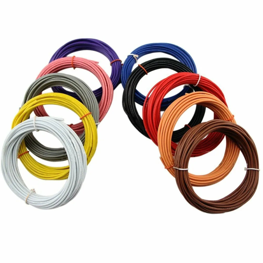 24AWG /26AWG 10 метров UL1007 провод 1 4 мм ПВХ электронный кабель UL сертификат 24