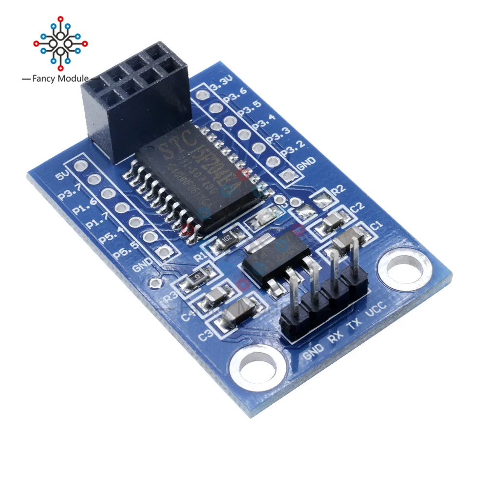 

STC15F204 NRF24L01 + interface Wireless driver Board Wireless Development Board