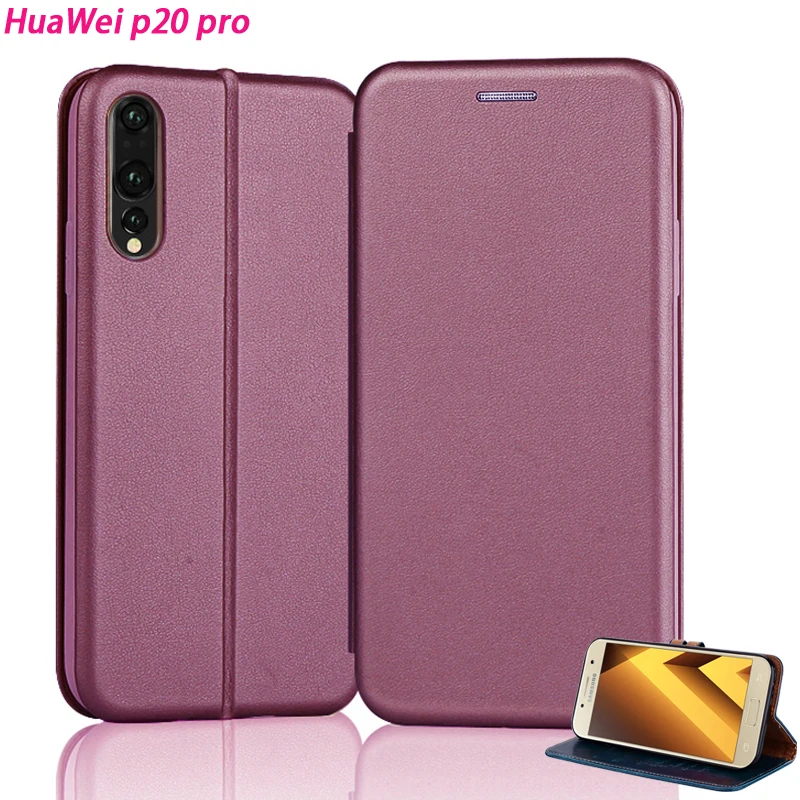 

YonLinTan leather case For HuaWei p20 pro p20pro Flip 6.1" coque cover phone back on wallet book Card Magnetic cases 360 cute