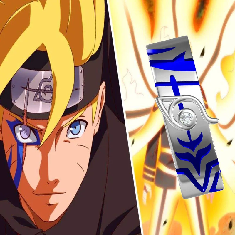 Наруто Uzumaki Boruto кольцо из стерлингового серебра 925 пробы | Украшения и аксессуары