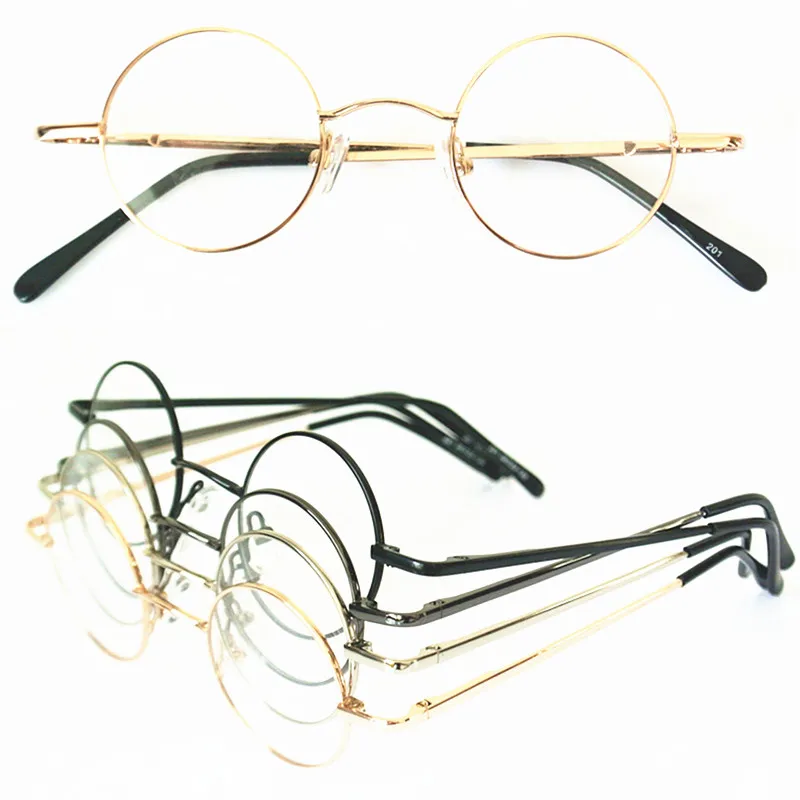 Buy 60s Vintage 37mm small Round Eyeglass Frames