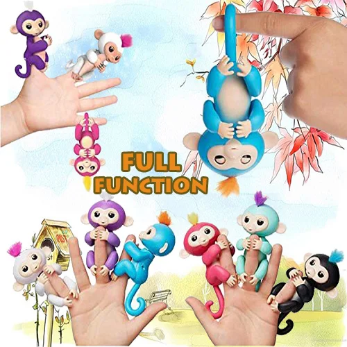 Full Function Interactive Baby Finger Monkeys toy Smart Colorful Fingers Toy Smart Induction Toys Best Birthday gifts For Kids цена Full Function Interactive Baby Finger Monkeys toy Smart Colorful Fingers Toy Smart Induction Toys Best Birthday gifts For Kids цены онлайн