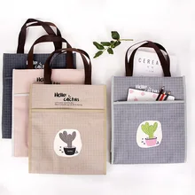 1 шт. 19884 и креативное творчество дневная сумка двухсторонняя ручка Оксфорд водонепроницаемый бумажный пакет