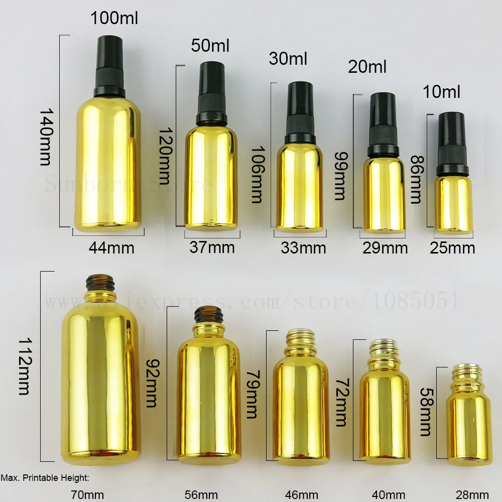Наполняемый распылитель бутылочек Esstenial Oil Liquid пустой распылитель макияж парфюмированный спрей в бутылке стекло 5 мл 10 мл 15 мл 30 мл 50 мл 100 мл