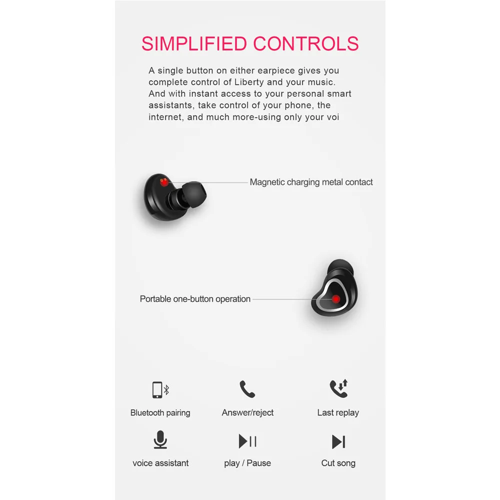 Bluetooth наушники беспроводные наушники двойные мини наушники TWS 5,0 гарнитура с микрофоном для телефонов xiaomi samsung