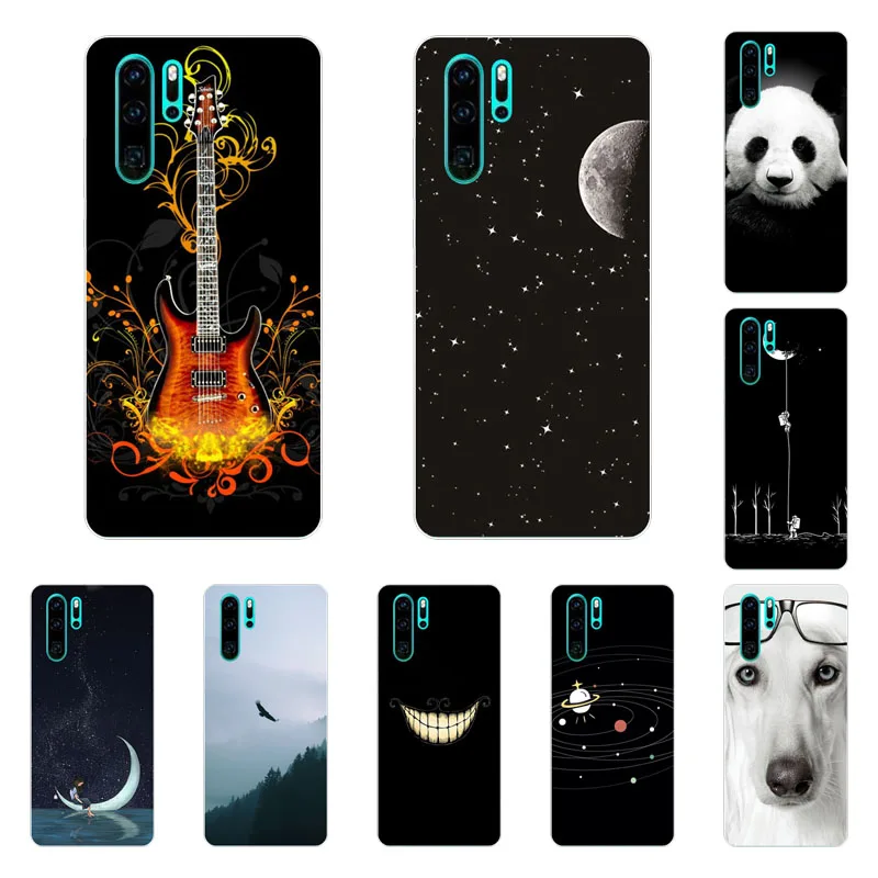 huawei p30 lite Case Silicon Explor music Painting Soft TPU Back Cover for pro Phone protect cases shell |