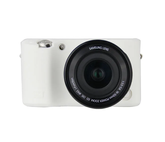 

white Style TPU Soft Silicone Rubber Camera Protective Body Cover Case Skin Case For Samsung NX500