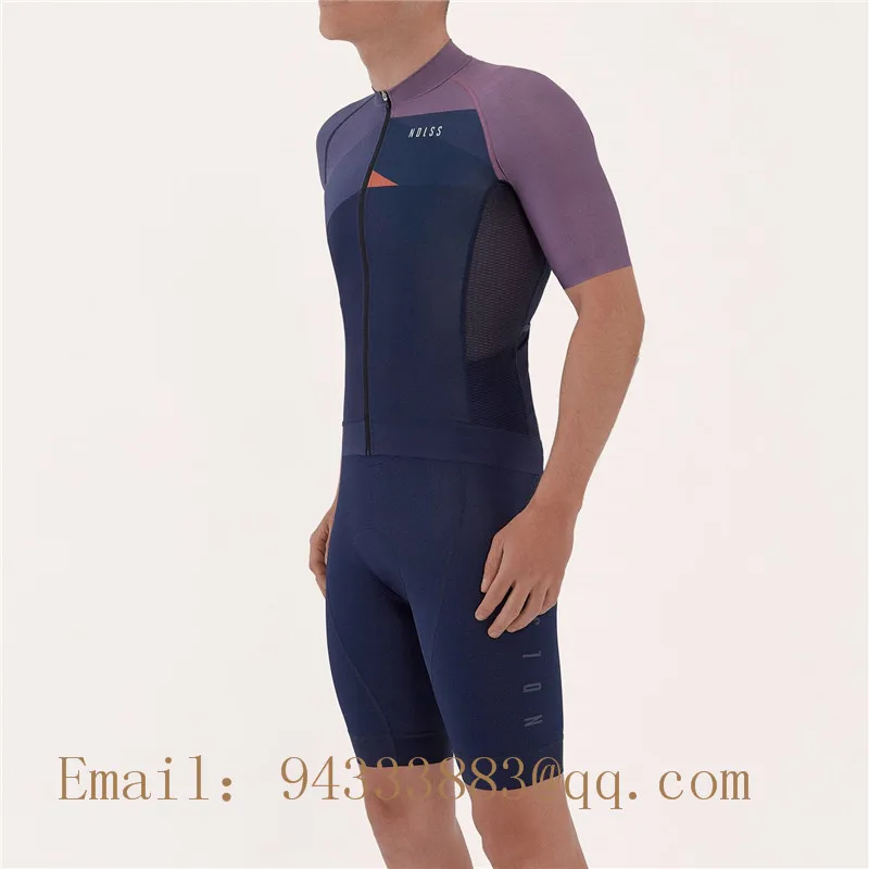2019 ndlss summer short sleeve cycling set men run sweatshirt bike jersey equipment MTB team uniform bib shorts triathlon suit
