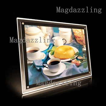 

A3 Standoff / Stand Slim Acrylic Frame LED Illuminated Light Box for Shop Sign