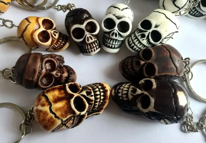 8 pcs Punk Skull Mens Women Gothic Jewelry Fashion Keychain Gifts | Украшения и аксессуары