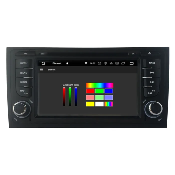 Best Android 9.0 car dvd player for AUDI S6 RS6 A6 1997-2004 with Radio GPS Wifi HD Digital Screen DSP BT DAB+ DVR Audio Video System 2
