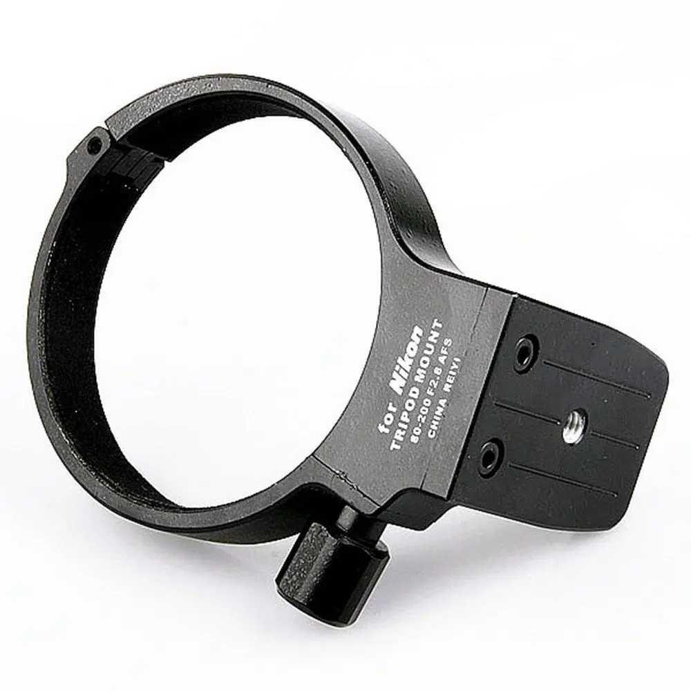 Full Metal 81mm Tripod Mount Ring For Nikon AF-S Nikkor 80-200mm f/2.8D ED (Black)