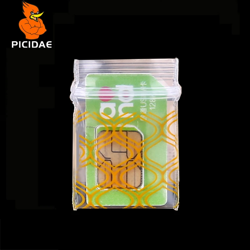 Печать миниатюрный ZipLock Grip пластиковый пакет мешок еда Конфеты Ювелирные изделия желтый герметичный толстый PE самозапечатывающаяся маленькая посылка алмаз