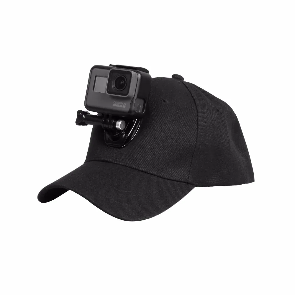 Nylon Baseball Cap Tripod+Quick Release Buckle Head Mount for Gopro