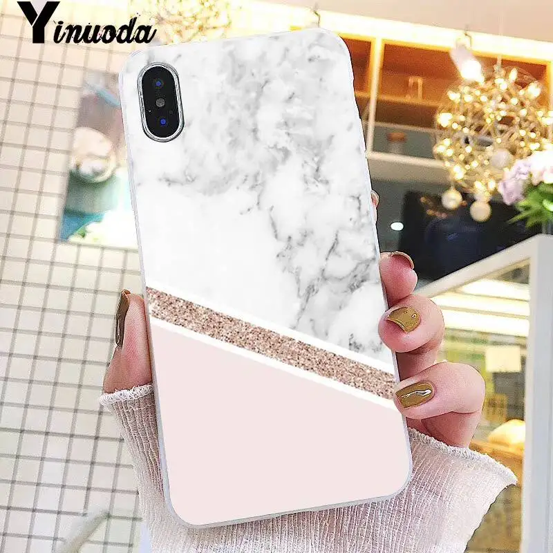 rose pink gold marble glitter stripes Design
