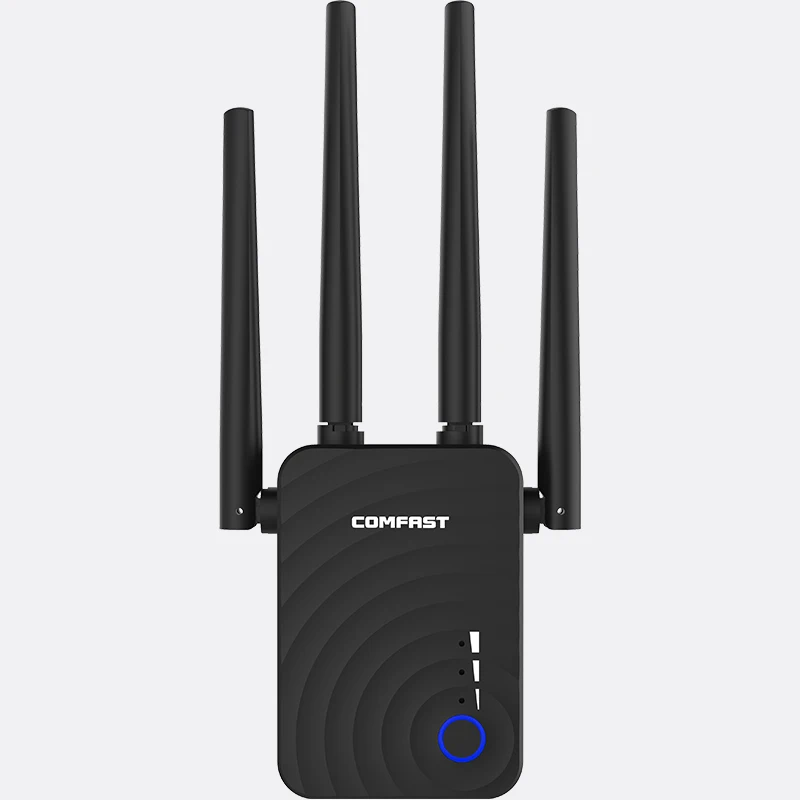 Comfast 1200 Мбит/с двухдиапазонный ac WiFi ретранслятор 5 ГГц длинный Wifi расширитель диапазона Усилитель Repetidor 4 антенны Домашний Беспроводной N маршрутизатор