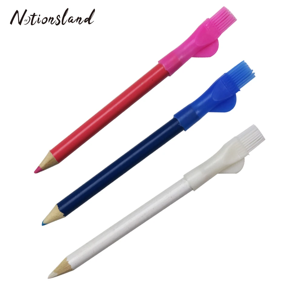 

3pcs/Set 8.5cm Sewing Chalk Pencils Fabric Marker Tailor's Chalk For Clothing Garment Marker Pen Sewing Accessories