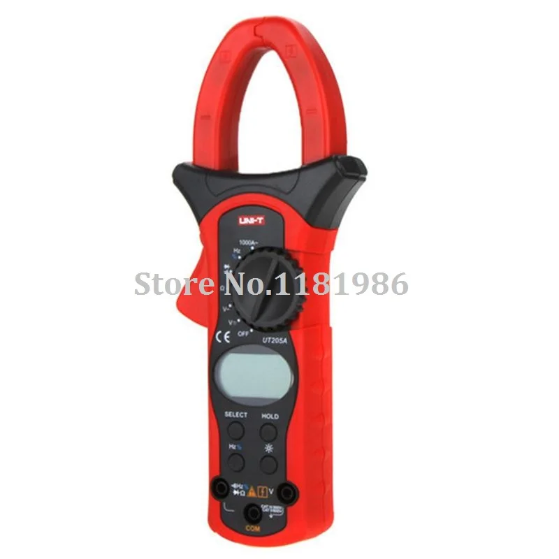 

UNI-T UT205A UT-205A AC DC Digital Clamp Meter Multimeters Current Digit Volt AC Ampere Ohm Hz Tester