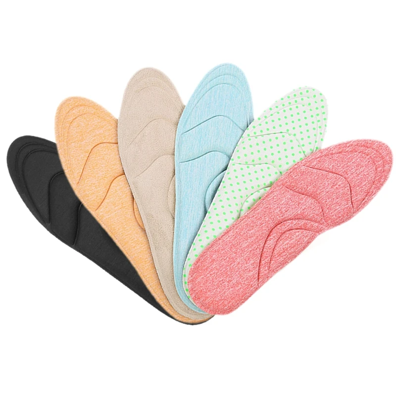 

1Pair Women High Heels Sponge 4D Shoe Insoles Cushions Pads Arch Support Orthotic Care random color
