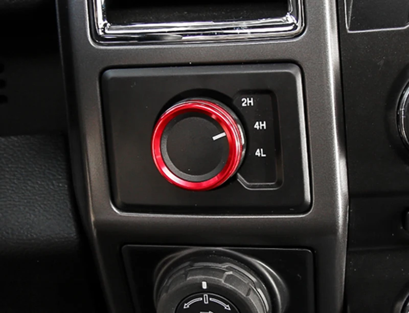 

For Ford F-150 2015-2019 Colorful 4WD Switch Button Frame Cover Trim Car styling