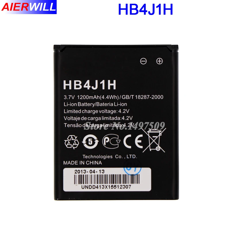Чехол для мобильного телефона Huawei Ascend Y100 батарея U8185 аккумулятор HB4J1H 1200 мА-ч |