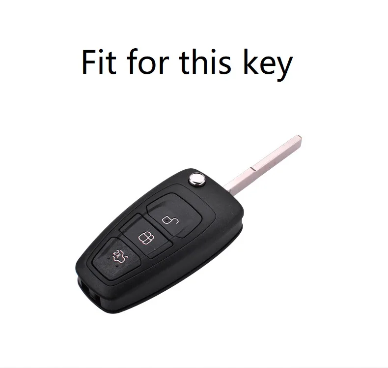 Алюминиевый сплав автомобильный ключ оболочка ключ чехол Защита для Ford Focus 2 3 Kuga Mondeo EcoSport аксессуары для Mondeo