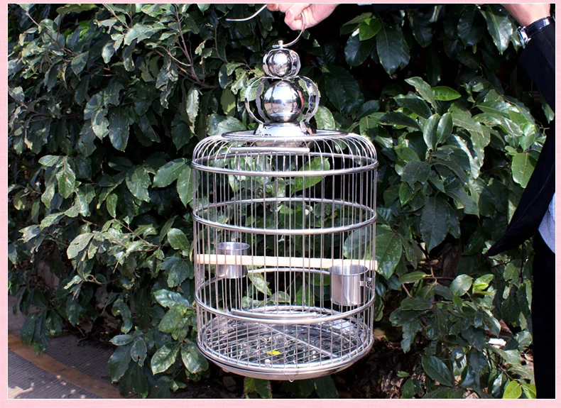 Bird Nest Bird Cage Stainless Steel (3)