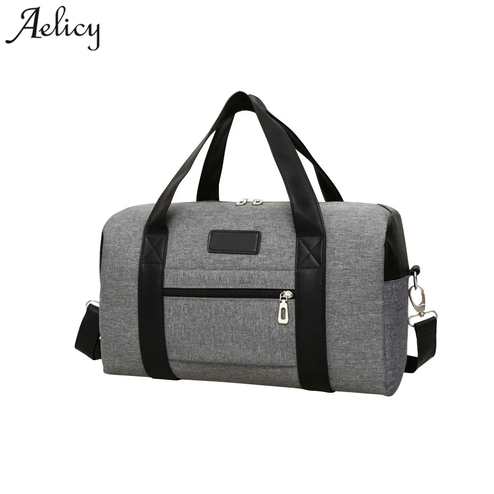 

Aelicy Canvas Men Travel Bags Large Capacity Women Luggage Travel Duffle Bags New Arrival Men's Casual Portable Shoulder Bags