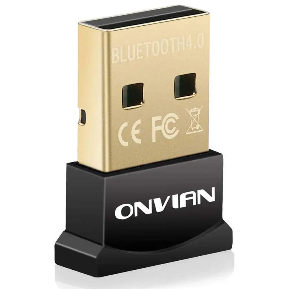 

Onvian Bluetooth Receiver and Transmitter Bluetooth Adapter CSR 4.0 Dongle for PC Laptop Speaker Mouse Music Audio Receiver