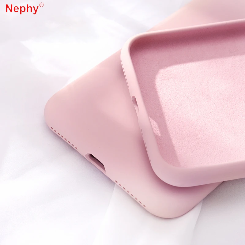 

Luxury Liquid Silicone Soft Skin-friendly origin Case For Samsung Galaxy S10 S9 Plus Macaron Phone Cover For Samsung S10e Coque