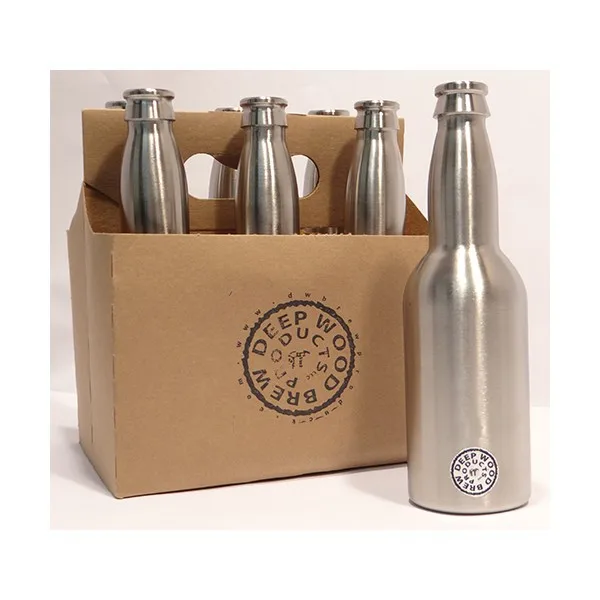 

330ml Beer Bottle, Stainless Steel 304, Standard Beer Bottle, Bottling Equipment, 2pcs/lot homebrew