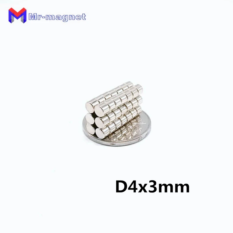 1000 шт. супермощные неодимовые магниты D4x3mm N35 D4x3 4x3 мм | Обустройство дома