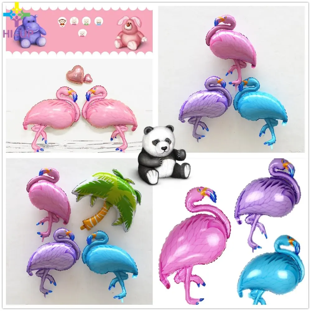 

89*69cm Flamingo Foil Balloons Party Supplies foil Balloons Children Creative Toys Inflatable Helium Balloon Birthday Wedding