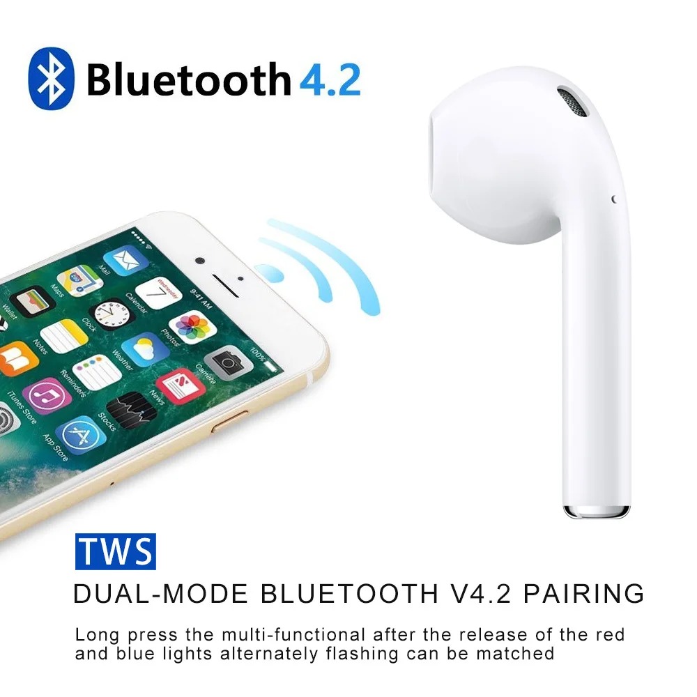 VAORLO TWS беспроводные наушники стерео Bluetooth вкладыши гарнитура Громкая связь с зарядным устройством Беспроводное зарядное устройство power Bank для мобильного телефона